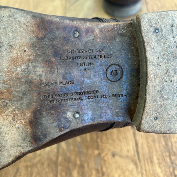 All Saints Men’s Chelsea Boot Euro sz45, 11.5/12 - Picture 6 of 7